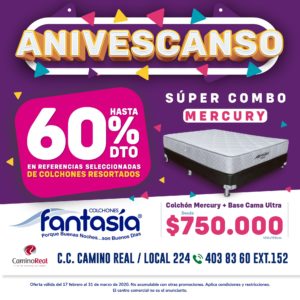 ANIVERCANZO COLCHONES FANTASÍA