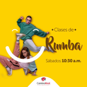 Clase de Rumba Aeróbica · Todos los sábados · 10:30 a.m.