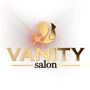 LOGO-vanity-salon-negro-GOLD-destello-BISEL